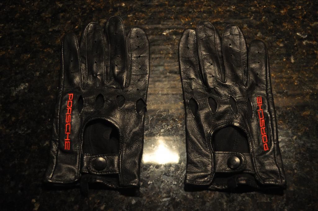 FS Porsche Leather Driving Gloves, size Small, Excellent Condition